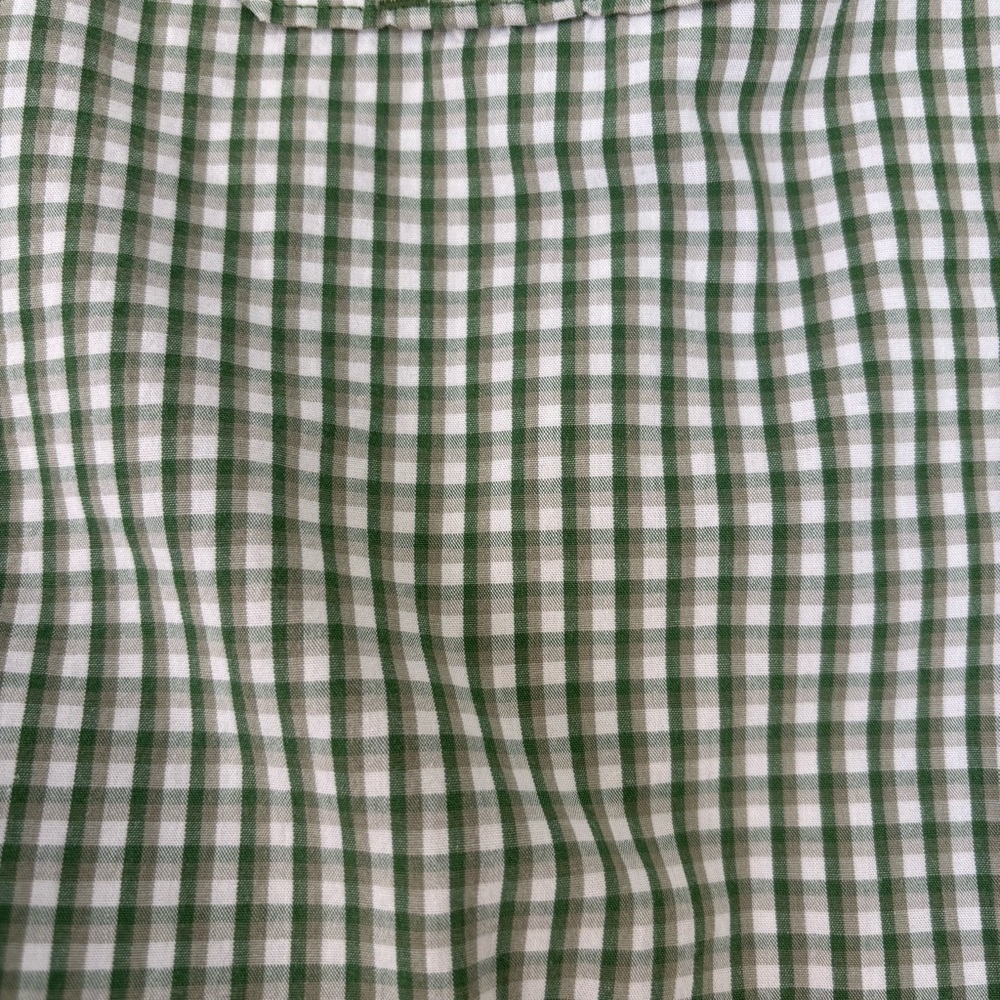 Timberland County Western Green Plaid Button Down Shirt Size M - Picture 9 of 10